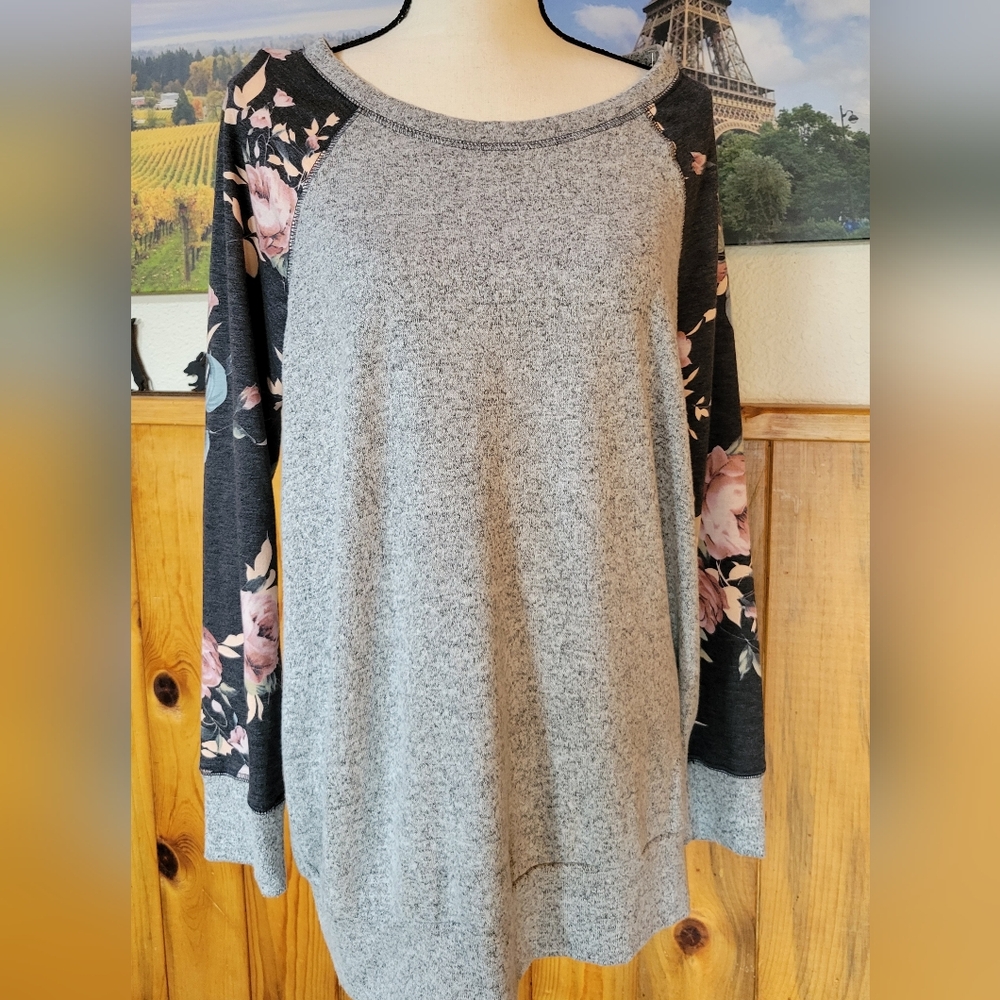 NWOT Pink Clover Sweater
